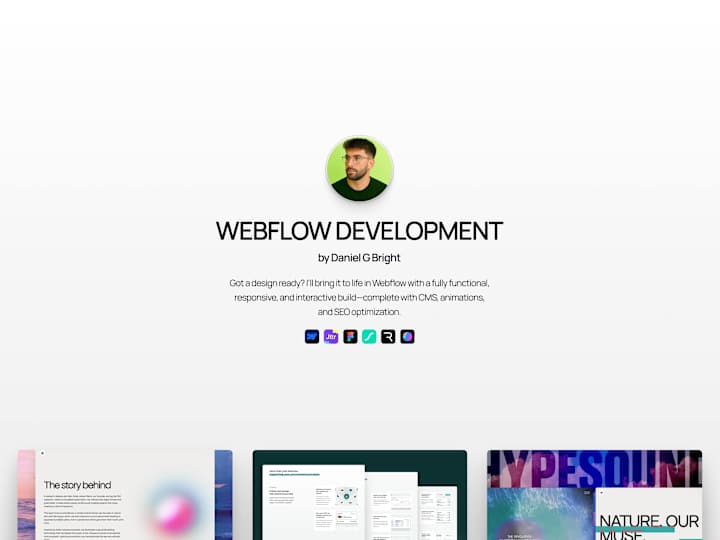 Cover image for Webflow • Landing Page Development