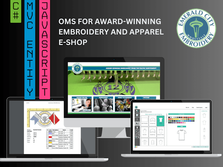 Cover image for Emerald City Embroidery — OMS for Award-Winning Embroidery Shop