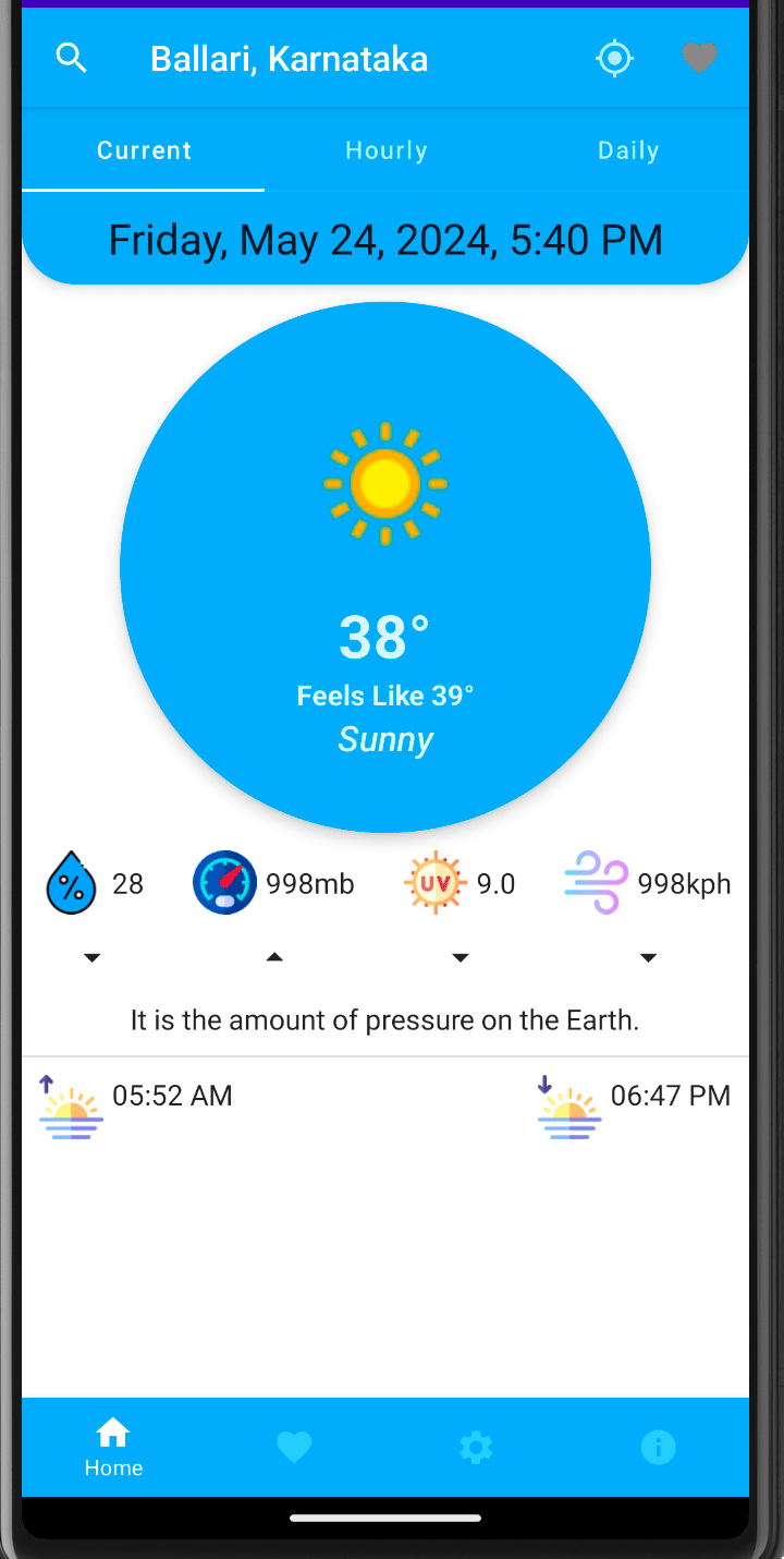 Cover image for A Weather App