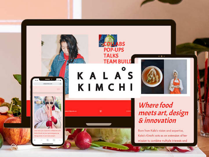 Cover image for Personal branding, web design & copy strategy for Kala's Kimchi