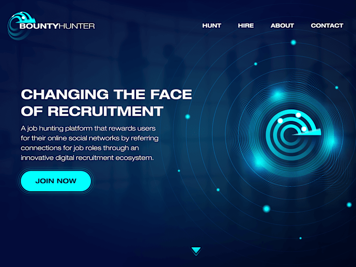 Cover image for Website For The Recruitment Platform "Bounty Hunter World"