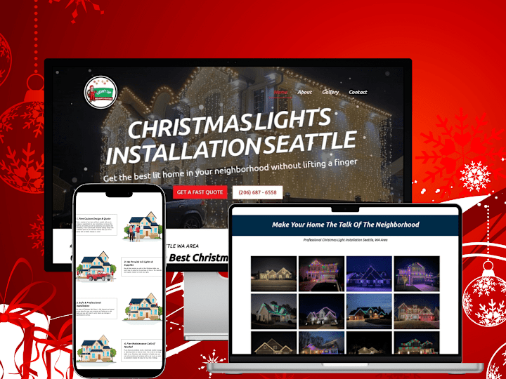 Cover image for WA Light | Christmas Web Design | Modern, User-Friendly Solution