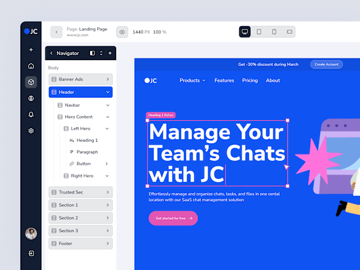 Cover image for 🖥️ JustCreate - UX/UI Design