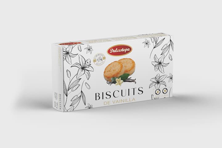 Cover image for Vanilla Biscuits · Packaging design