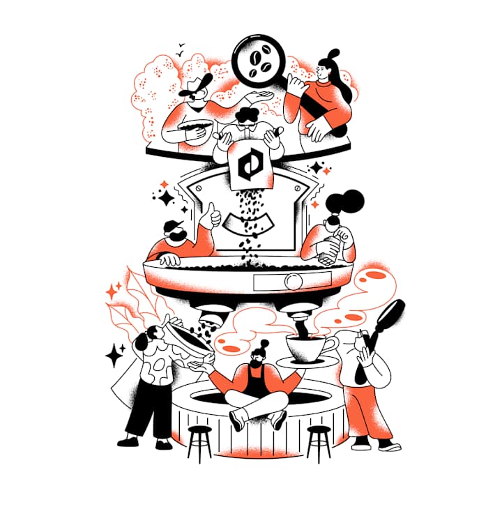 Cover image for Coffee Architects Illustrations