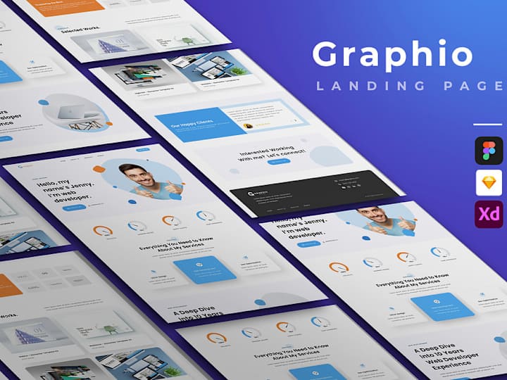 Cover image for Incredible Responsive Landing Page or Website Design UI/UX