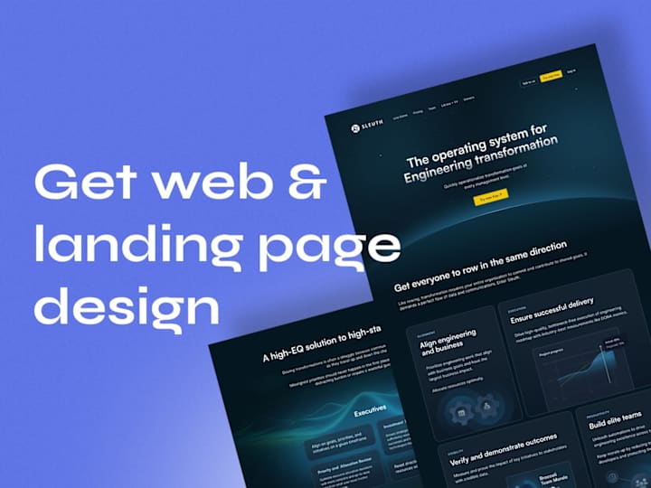 Cover image for Web & landing page design