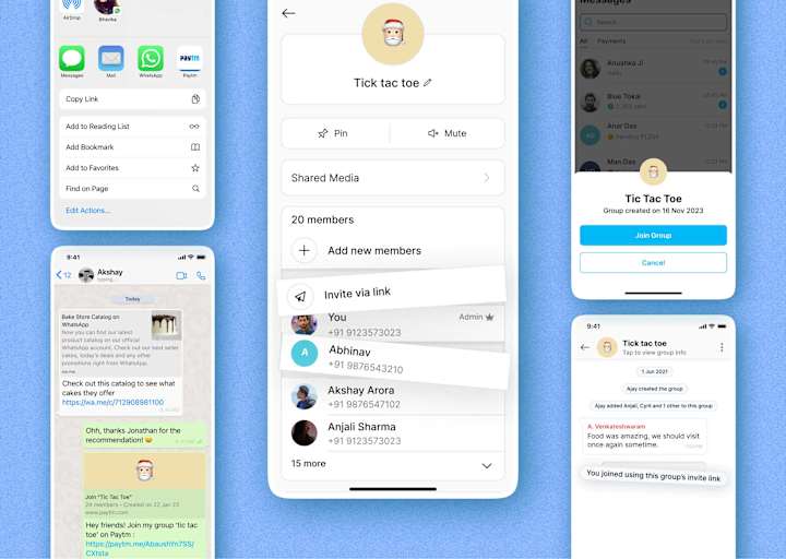Cover image for Group Invite - Paytm Chat & Split groups