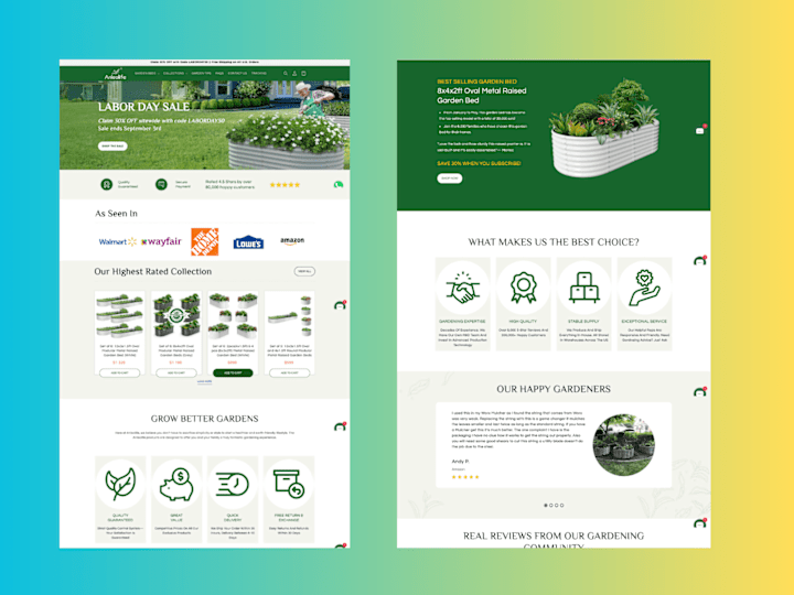 Cover image for Anleolife Garden - Landing page design by Pagefly in Shopify