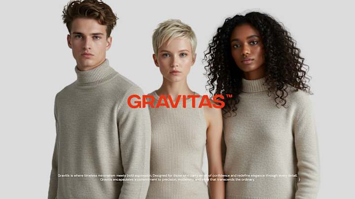 Cover image for GRAVITAS- Brand identity design