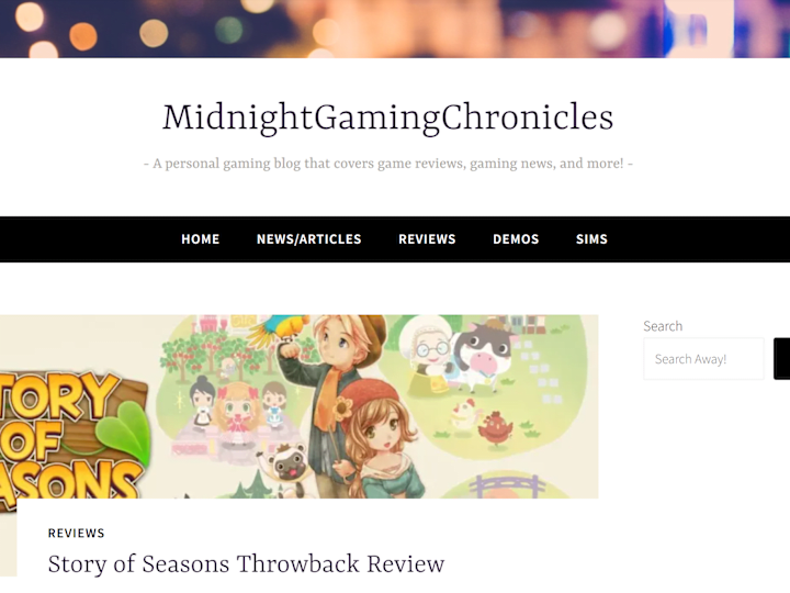 Cover image for WordPress Gaming Blog WebSite