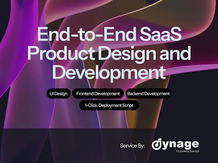 Cover image for SaaS Product Design and Development