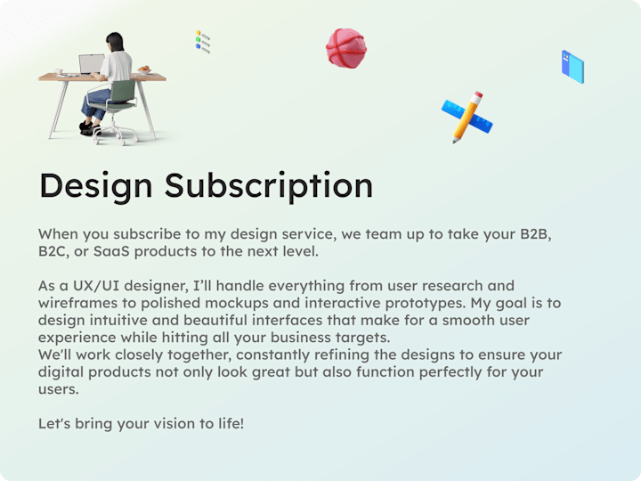 Cover image for Design subscription