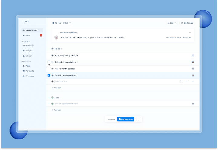 Cover image for Web app – Work OS design for Grupa