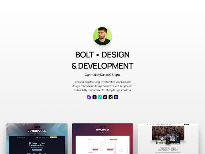 Cover image for Bolt • Web App or Website Built