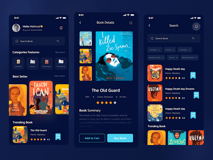 Cover image for BookBuy App For Book Lover