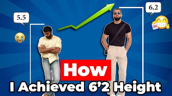 Cover image for This is HOW I Achieved 6’2 Height (Hindi) - YouTube