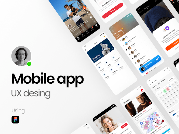 Cover image for I will design a mobile app in figma, UX UI for your app