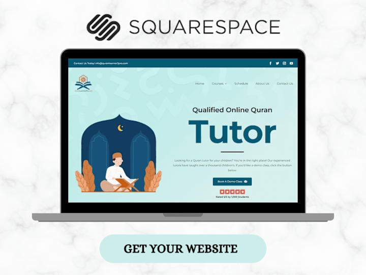 Cover image for Professional Squarespace Website | Figma to Squarespace