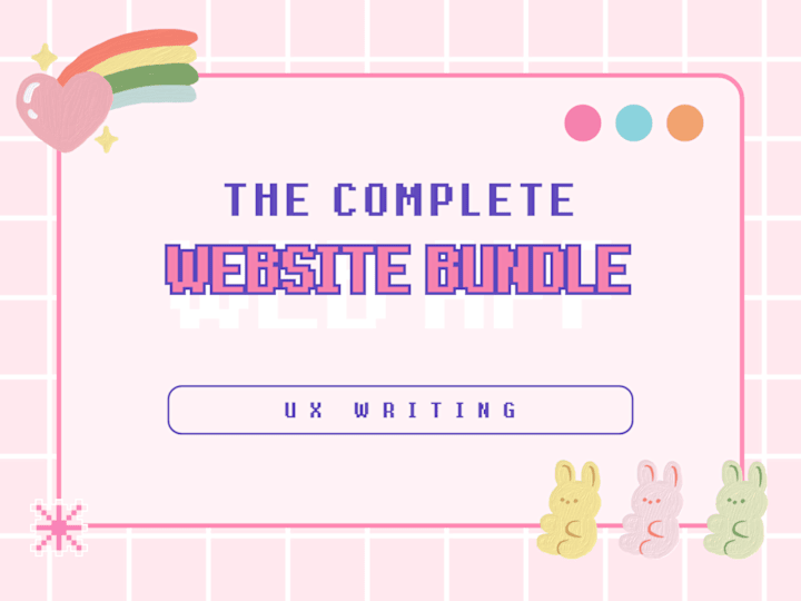 Cover image for The Complete Web App and Website UX Copy Bundle🤯