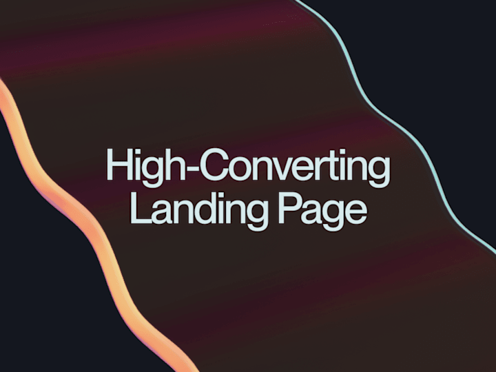 Cover image for High Converting Landing Page