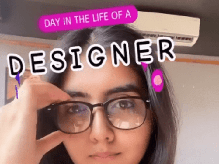 Cover image for AR filter "Day in the life of a Designer" 🎨
