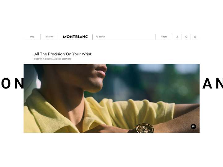 Cover image for Website revamp for Montblanc