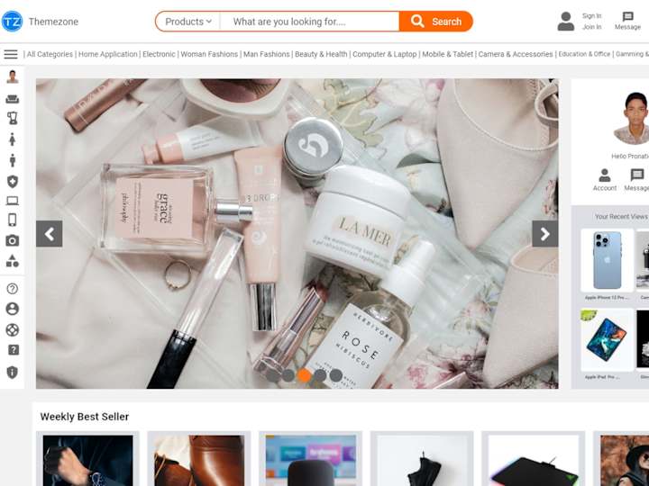 Cover image for I will design a online store or a wordpress ecommerce website