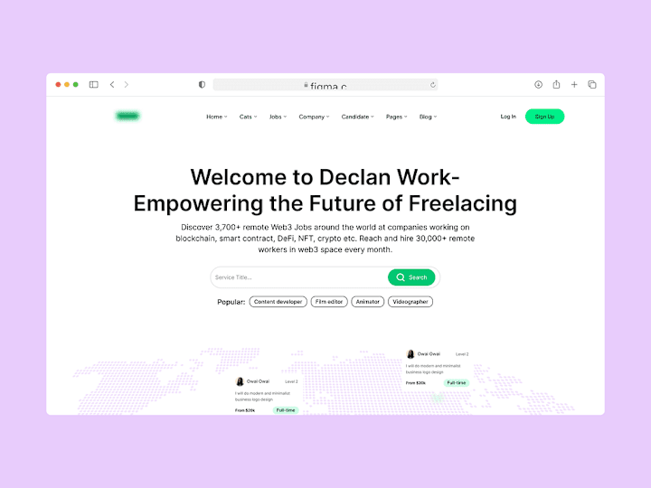 Cover image for Website Landing Page UI Design