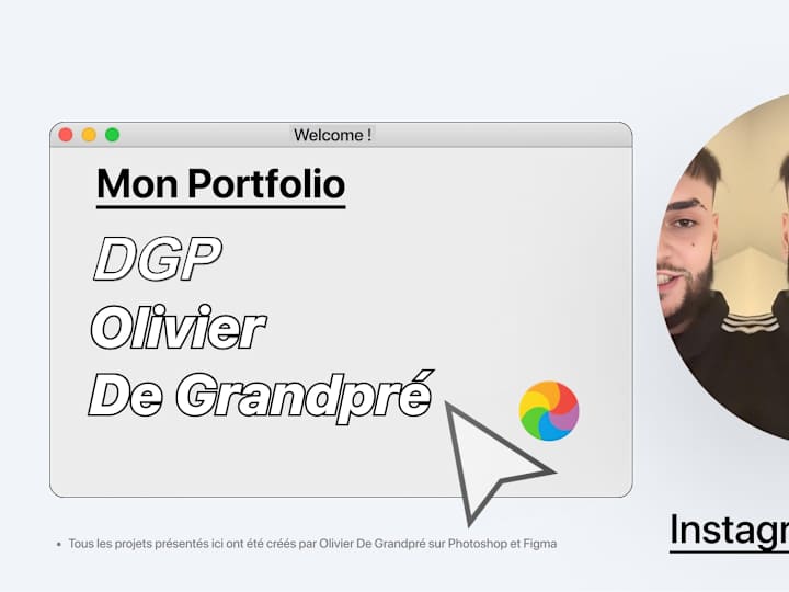 Cover image for Olivier De Grandpré on Instagram: “Mon portfolio de design”