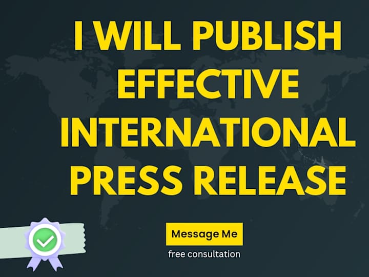 Cover image for I will publish a news articles that boosts your online presence