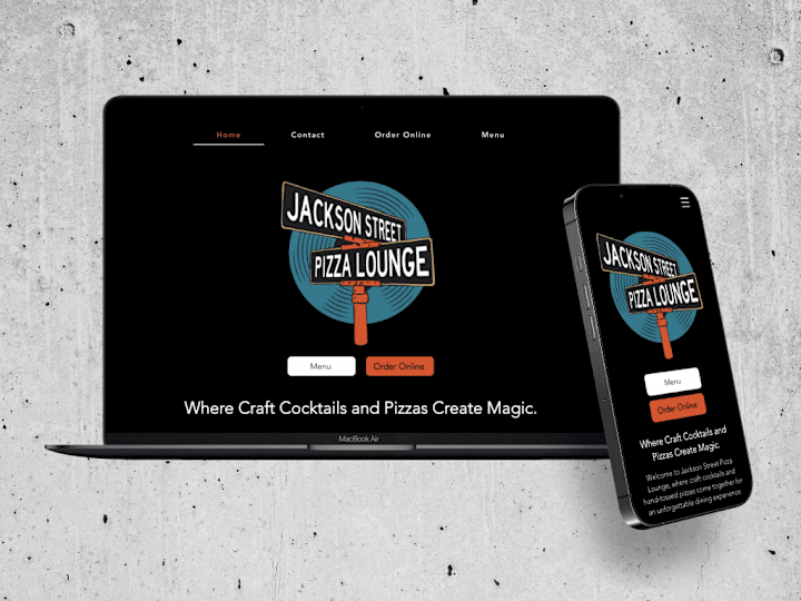 Cover image for Jackson Street Pizza Lounge Website