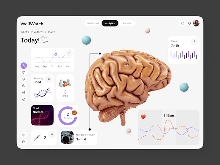 Cover image for EHR | Pationant overview Dashboard | Data visualization tools