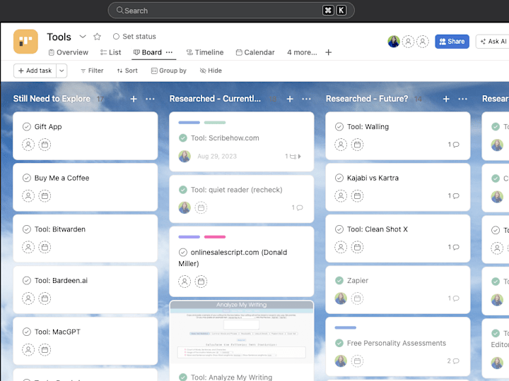 Cover image for Asana Templates