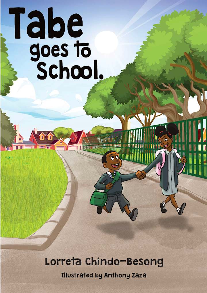 Cover image for Tabe goes to school (Children's Book)