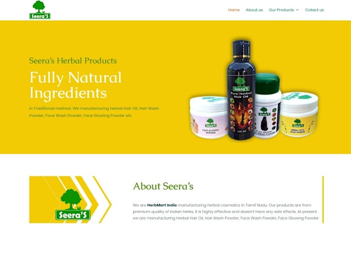Cover image for Seera’s Herbal Products from Herbmart India |