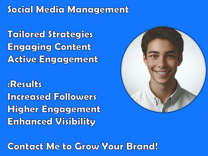 Cover image for  Social Media Management for Brand Growth