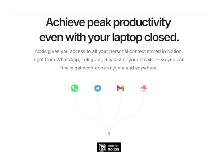 Cover image for Notion AI Agent powered by Whatsapp/Telegram