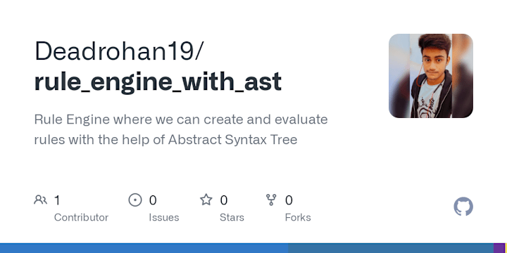 Cover image for Rule Engine with Abstract Syntax Tree (AST)