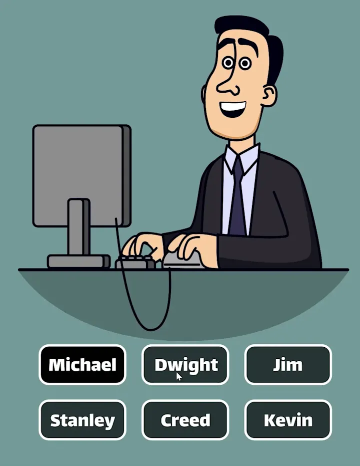 Cover image for Interactive animation of the Office made with Rive