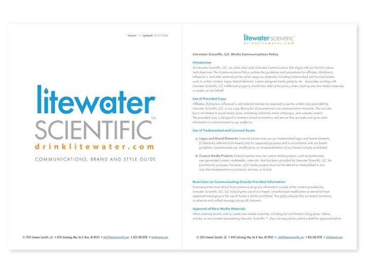 Cover image for Brand, Style and Communication Guide Design