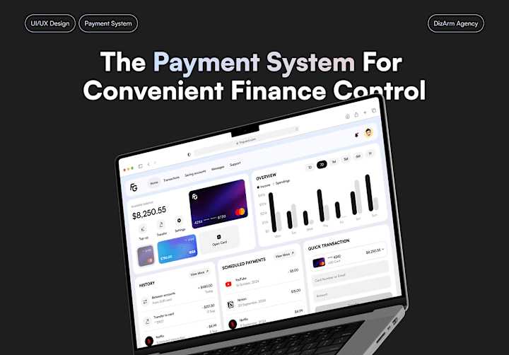 Cover image for FINTECH | PAYMENT SYSTEM | FINANCE APP | MOBILE APP