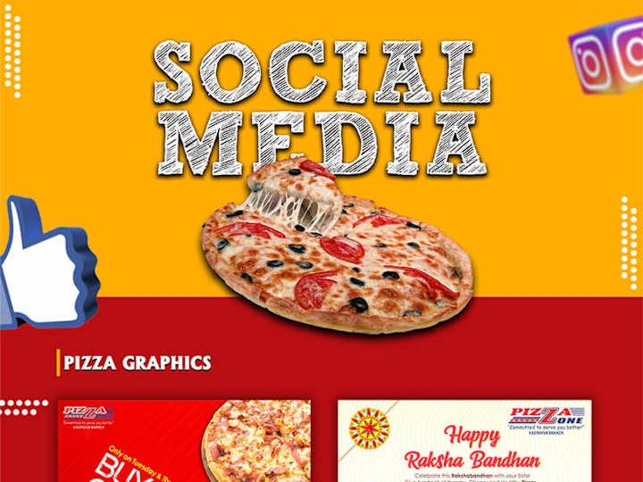 Cover image for Social Media Posts Design for Pizza Outlet