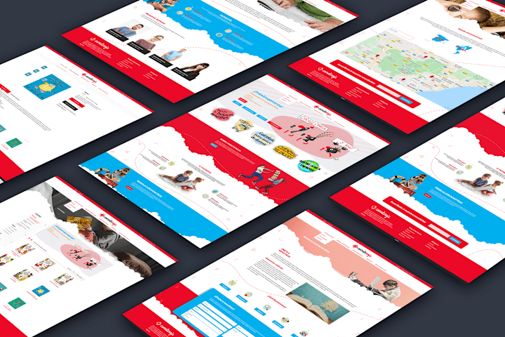 Cover image for Cometa Roja web page Design :: Behance