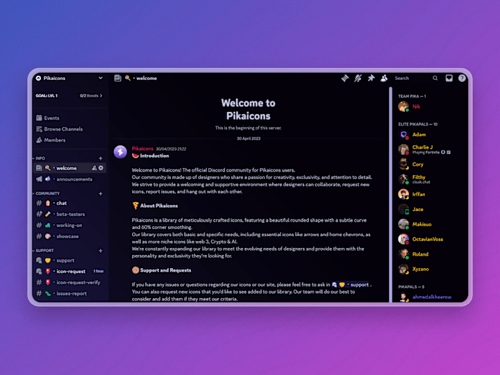 Cover image for Pikaicons - Discord Server Setup & Moderation