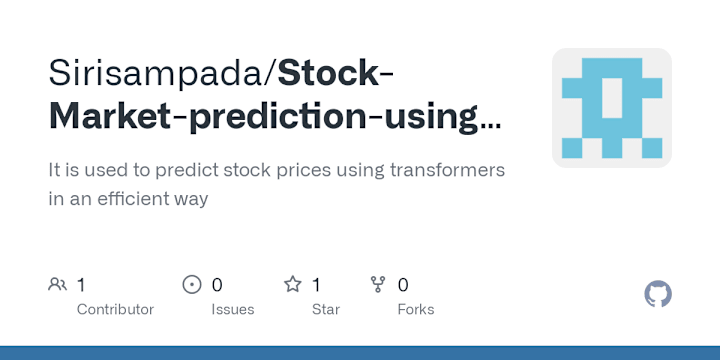 Cover image for Sirisampada/Stock-Market-prediction-using-transformers