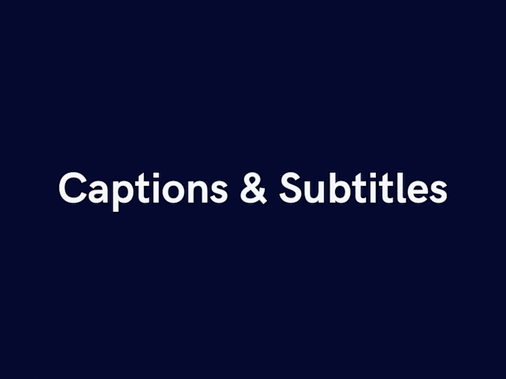 Cover image for Transformative Video Captions & Subtitles: Elevate Your Content