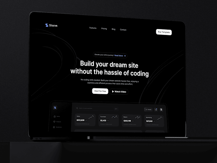 Cover image for Storm ✧ SaaS & Startup Framer Template