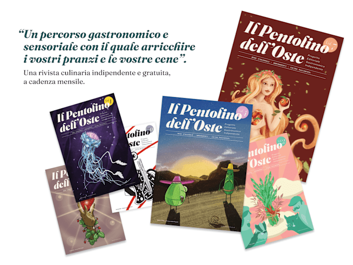 Cover image for Il Pentolino dell'Oste - Rivista culinaria :: Behance (ITALIAN)