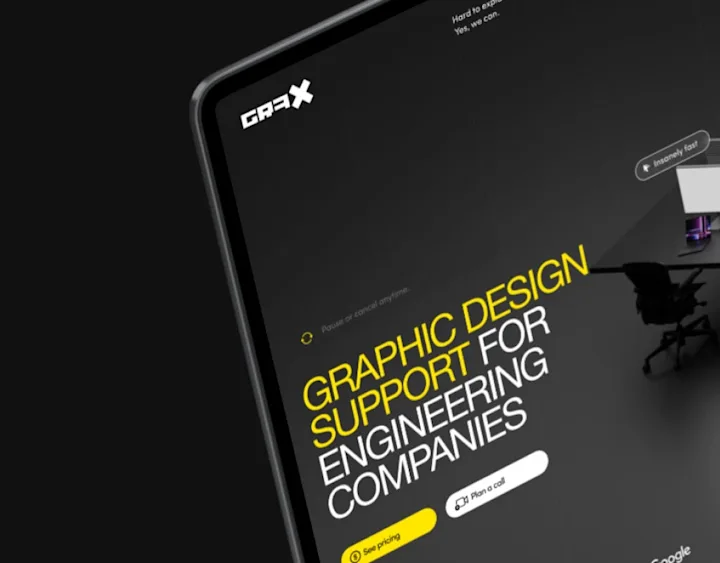 Cover image for GRFX / Landing Page